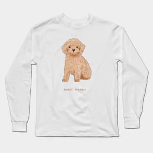 cute apricot toy poodle puppy Long Sleeve T-Shirt